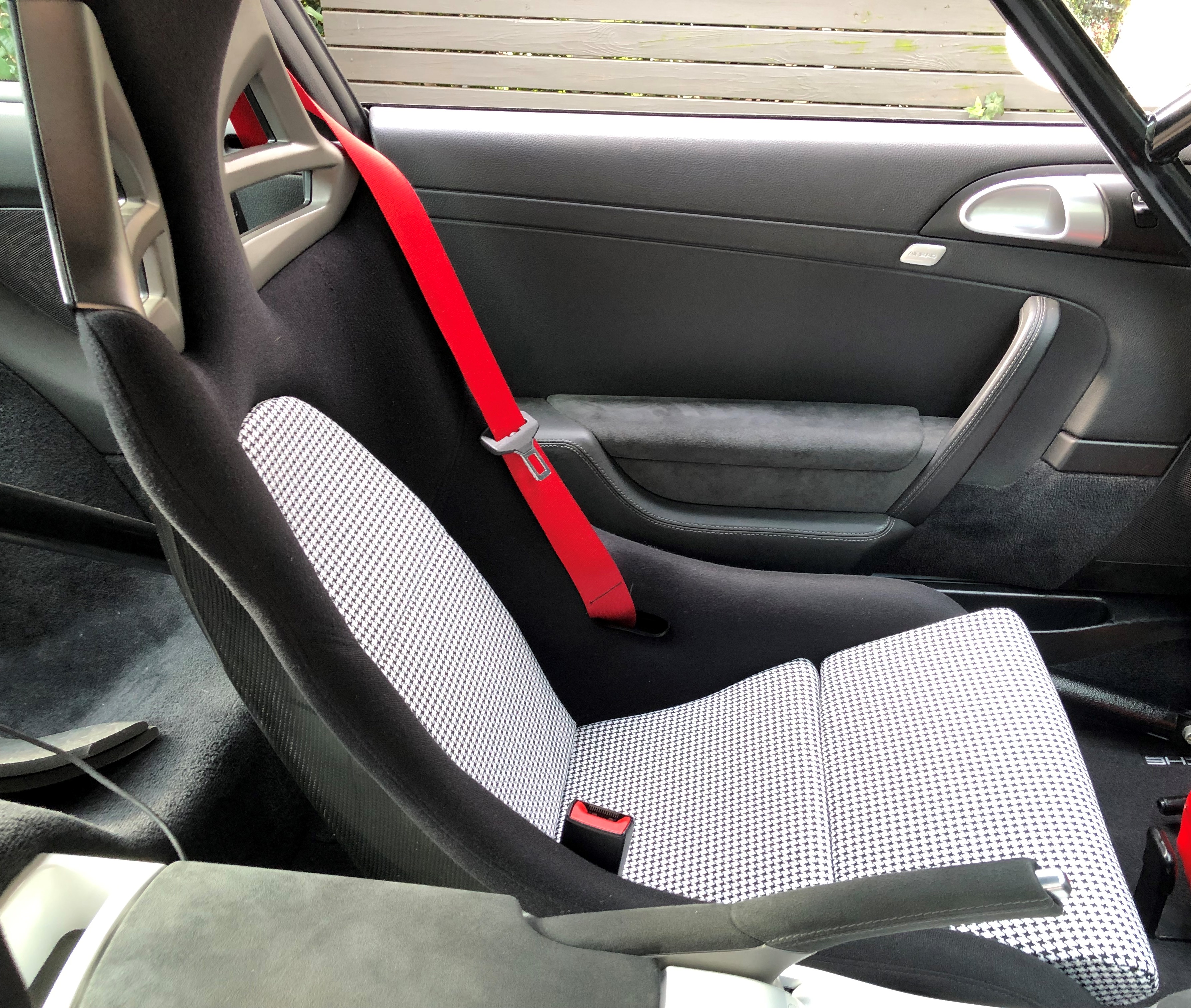 Passenger Carrera GT Houndstooth Carrera GT Seat - Black/White Houndstooth