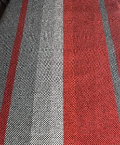 Racing stripes - grey/red