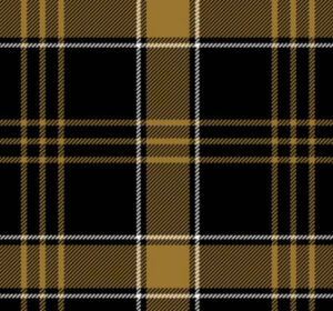 Spirit of LeMans - Black and Gold Plaid