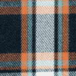 Gulf orange/blue tartan +$150.00